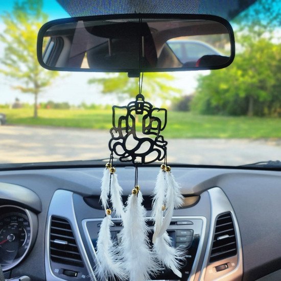 Hindu Lord Ganesha Dream Catcher Car Hangings (2 colors) Hindu Lord Ganesha Dream Catcher Car Hangings (2 colors)
